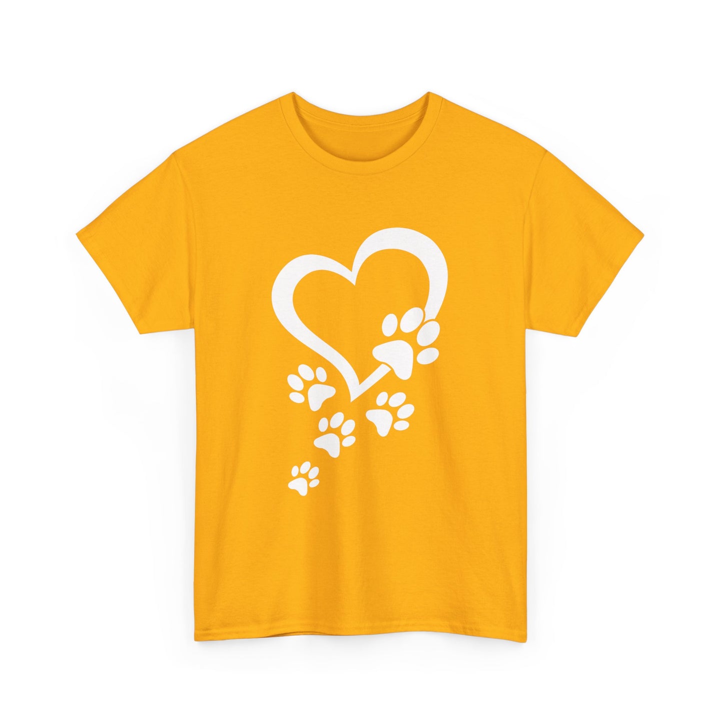 Heart With Paw Print Love T-shirt