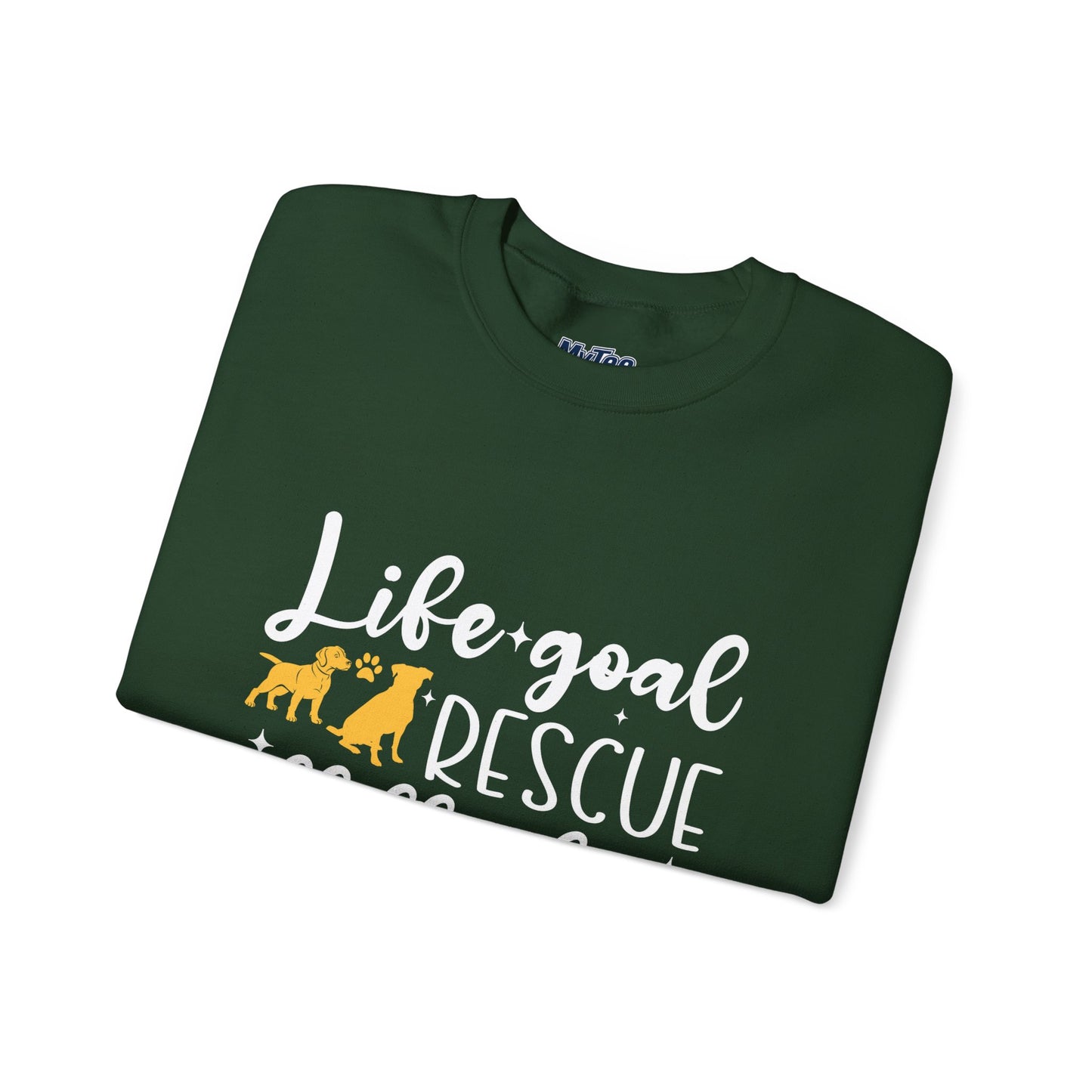 Life Goal Rescue All The Dogs Unisex Sweatshirt | Animal Rescue Merchandise