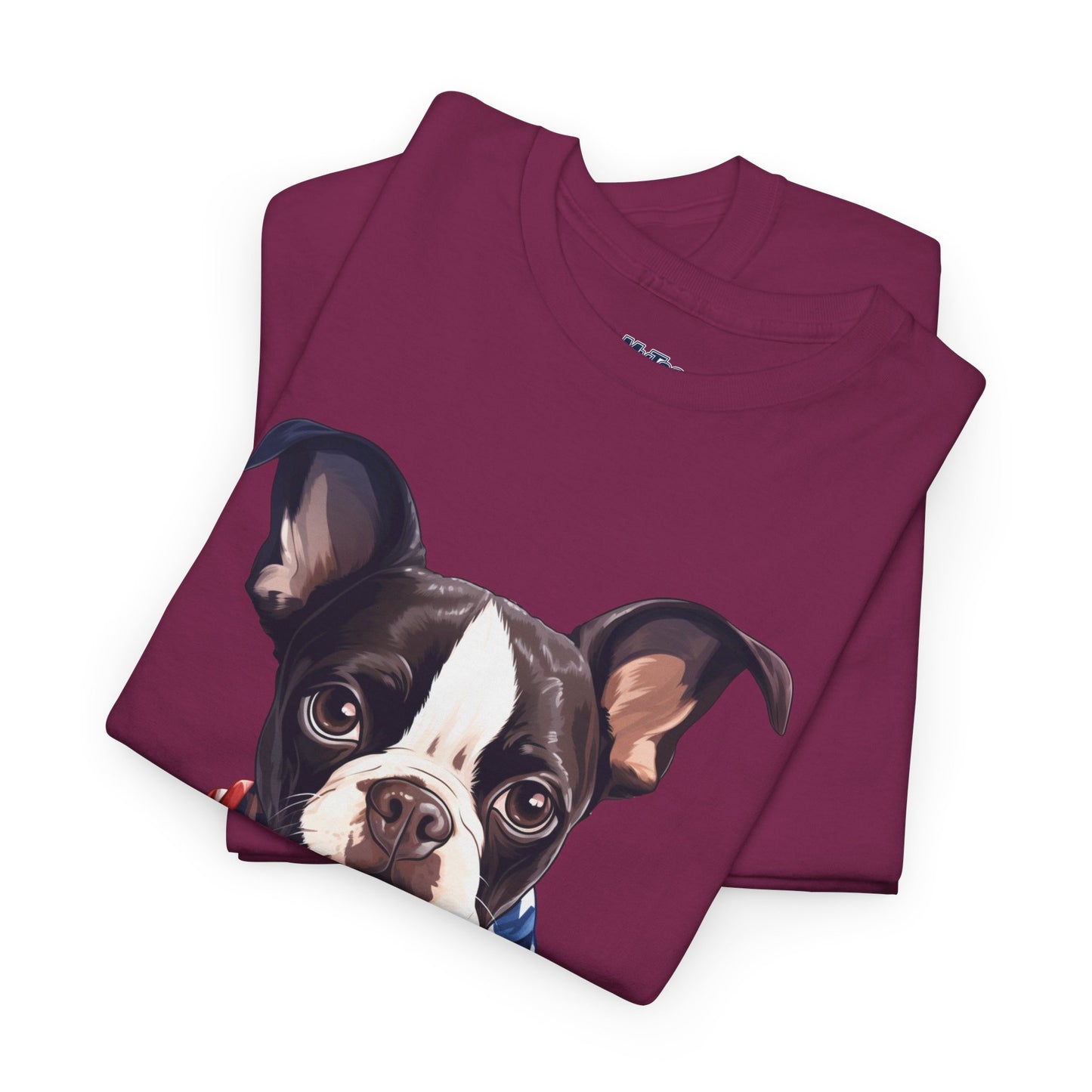 Patriotic Boston Terrier Unisex T-Shirt