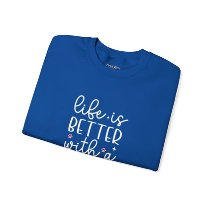 Life Is Better With A Rescue Dog Unisex Sweatshirt | Cozy Pet Lover Gift