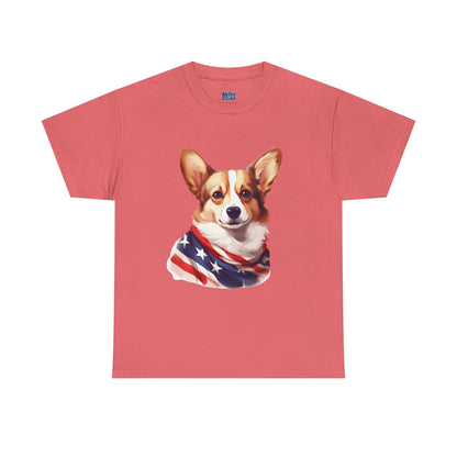 Patriotic Pembroke Welsh Corgi Unisex T-Shirt