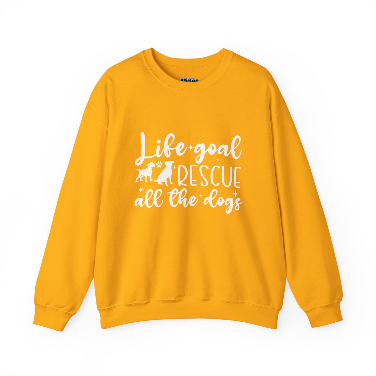 Life Goal Rescue All The Dogs Unisex Sweatshirt | Animal Rescue Merchandise