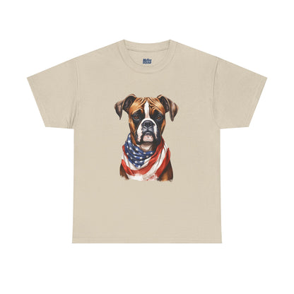 Patriotic Boxer Unisex T-Shirt