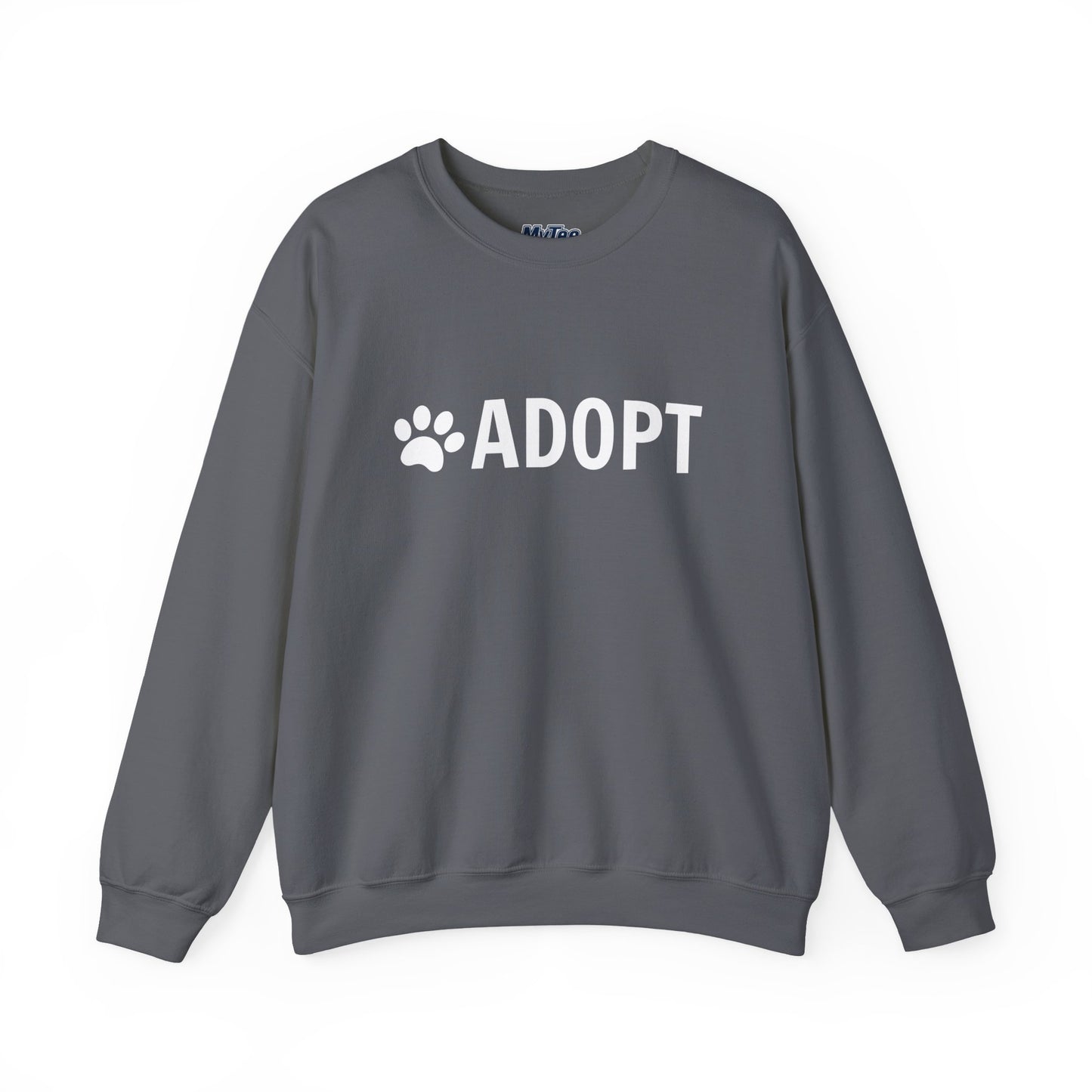 Adopt Pet Lover Crewneck Sweatshirt | Dog Rescue Inspired