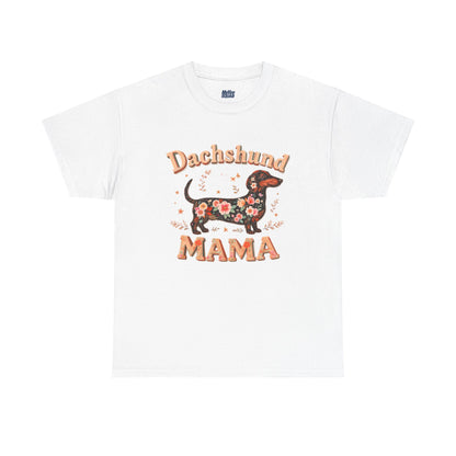 Dachshund Mama T-Shirt – Cute Floral Pup Lover Tee