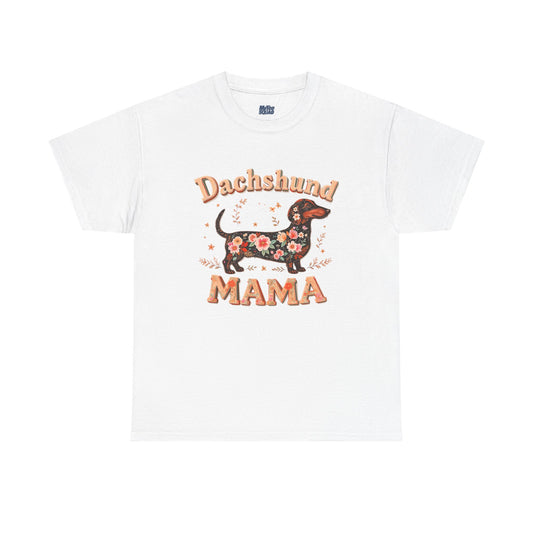Dachshund Mama T-Shirt – Cute Floral Pup Lover Tee