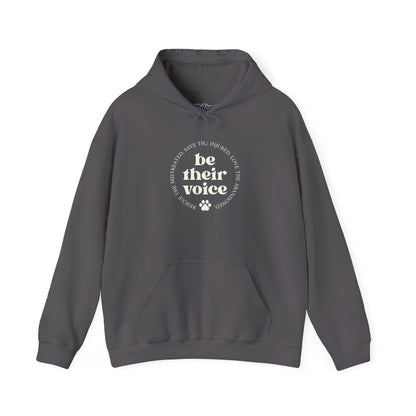 Be Their Voice Unisex Hoodie | Animal Advocacy Apparel
