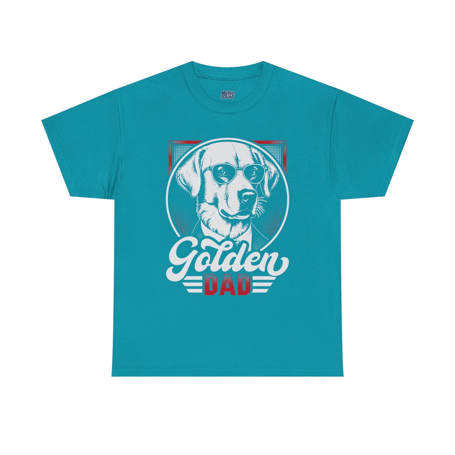 Golden Dad, Golden Retriever T-Shirt | Best For Dog Dad