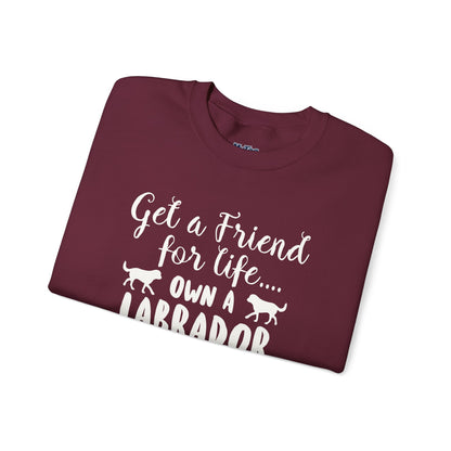 Get A Friend For Life: Own A Labrador Sweatshirts | Dog Lover Gift