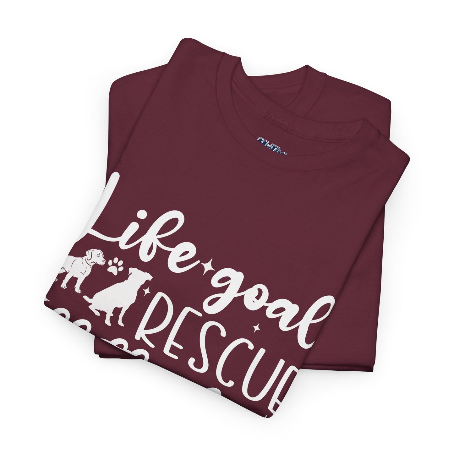 Life Goal Rescue All The Dogs Unisex T-Shirt - Perfect For Animal Lovers