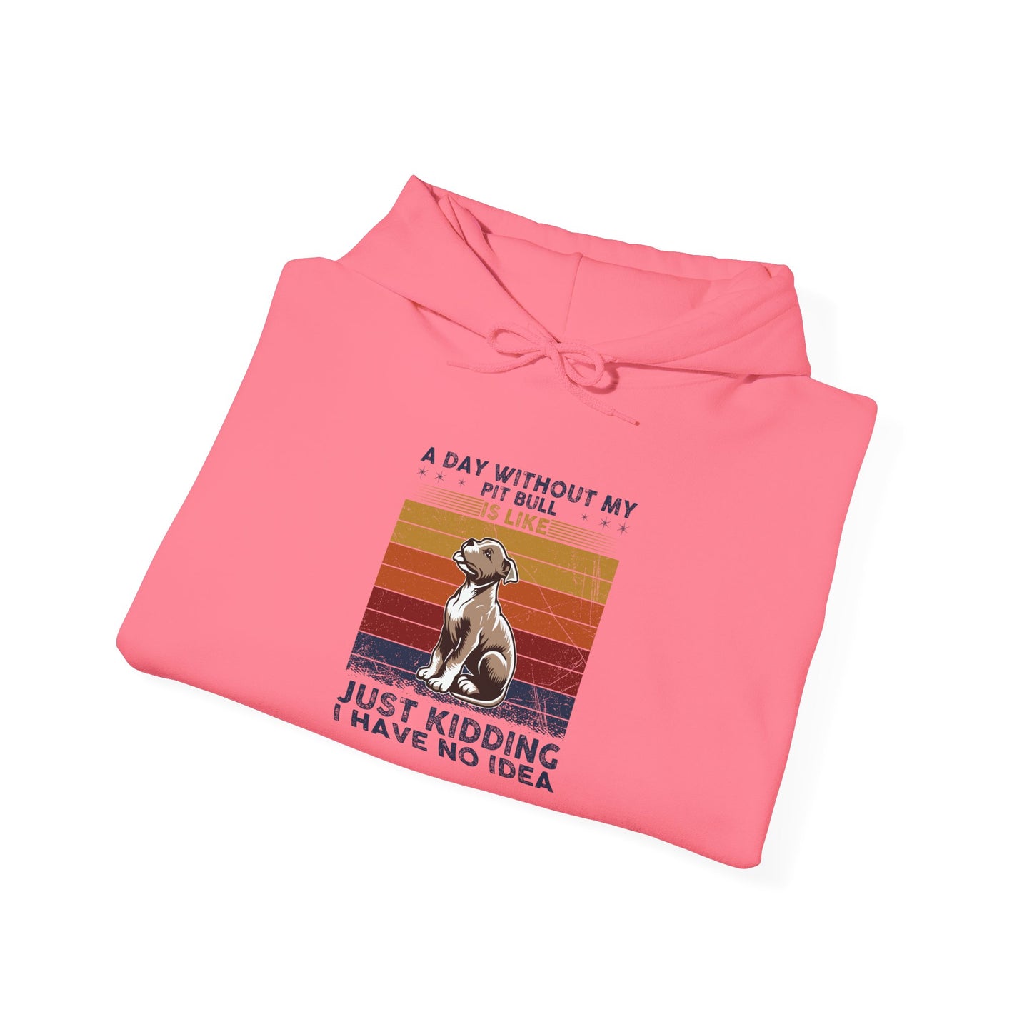 A Day Without My Pull Dog Just Kidding I Have No Idea Pit Bull Unisex Hoodie