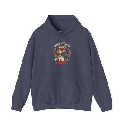 World's Coolest Pitbull Mom Hoodie | Perfect Gift for Dog Mama