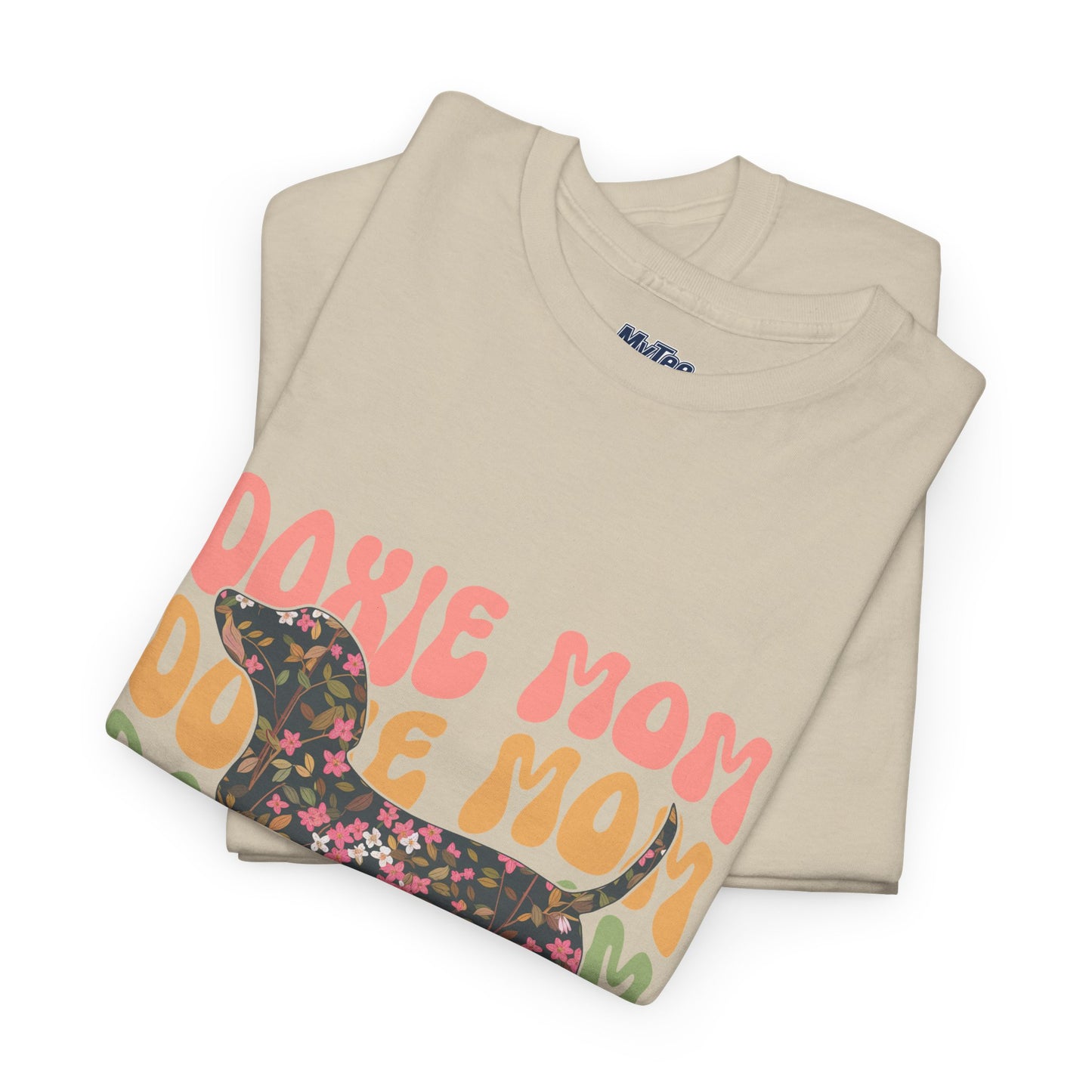 Doxie Mom Retro T-Shirt – Colorful Dog Mom Graphic Tee