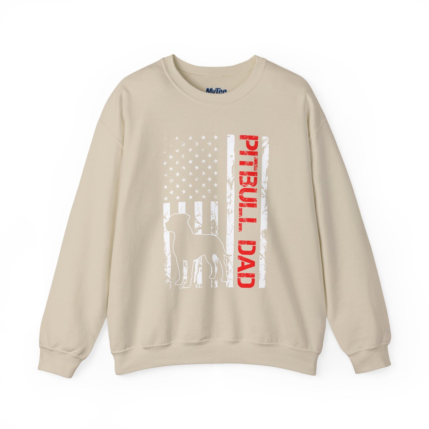 Pitbull Dad Crewneck Sweatshirt | Cozy Gift for Dog Lovers | Unique Pet Owner Apparel | Father's Day Gift
