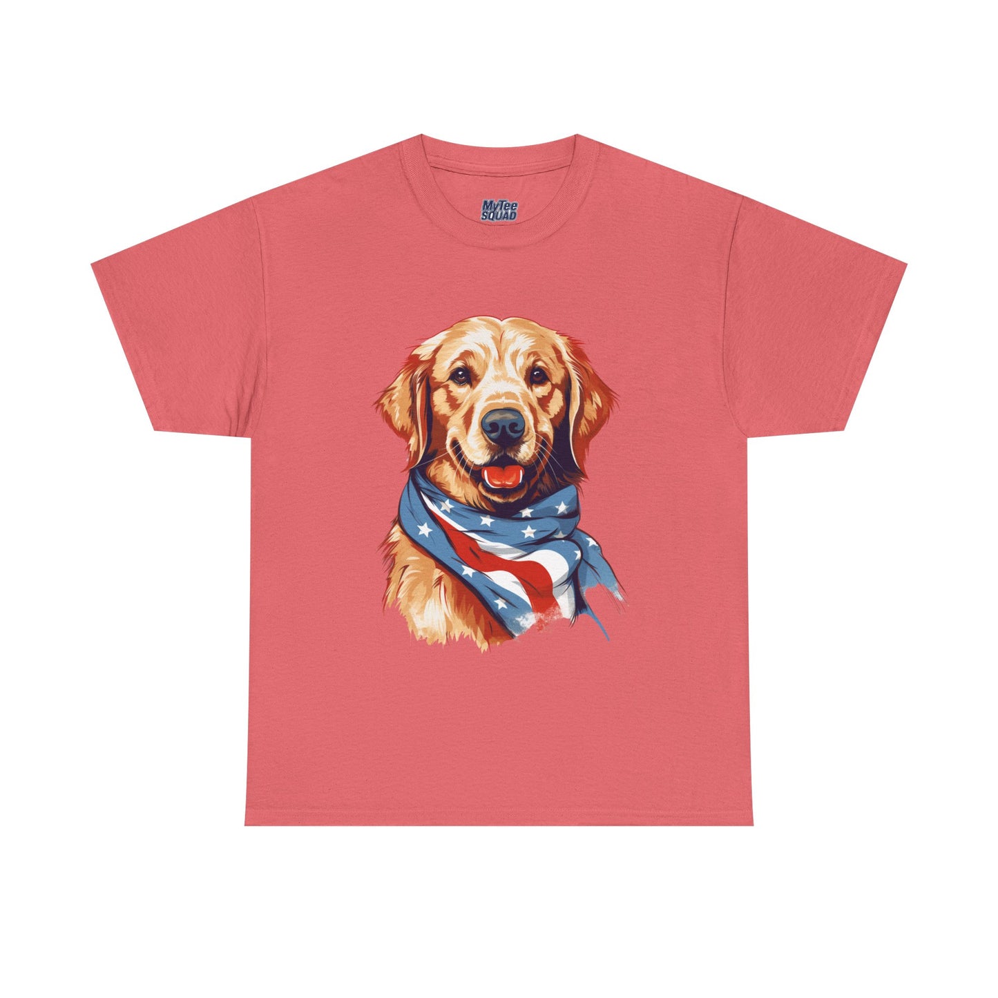 Patriotic Golden Retriever Unisex T-Shirt