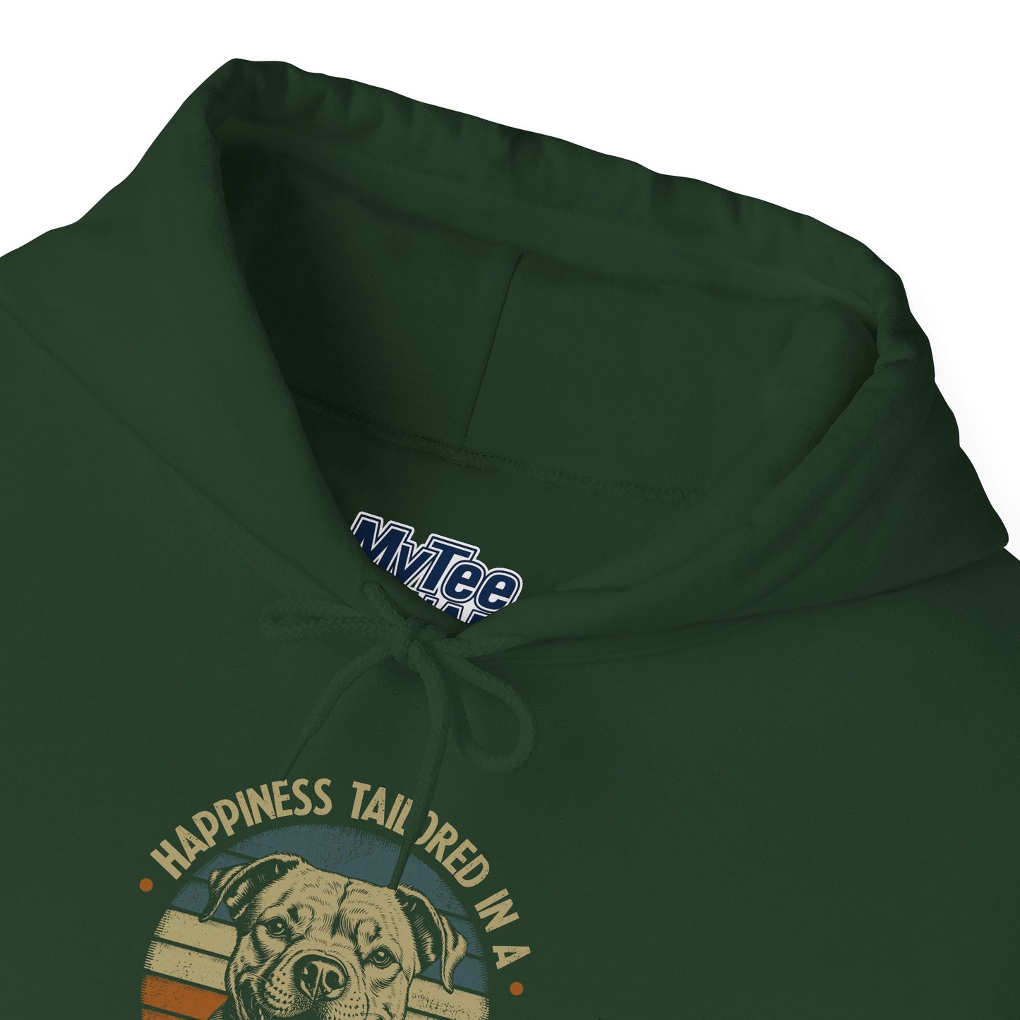 Happiness Tailored In A Pitbull Smile Unisex Heavy Blend Hoodie