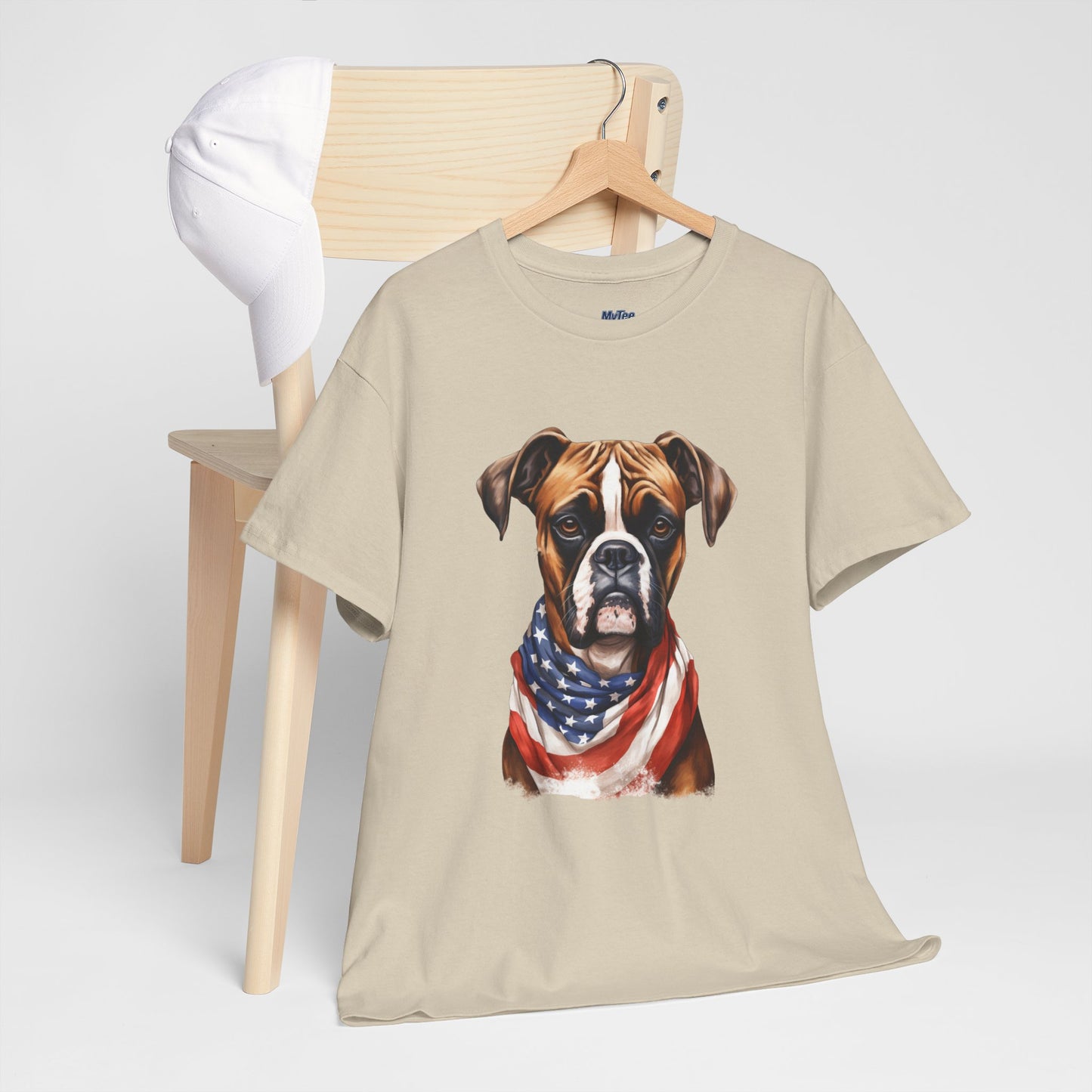 Patriotic Boxer Unisex T-Shirt