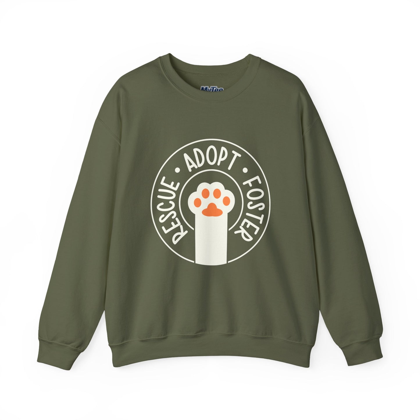 Rescue, Adopt, Foster Unisex Sweatshirt | Animal Lover Gift, Pet Adoption Crewneck