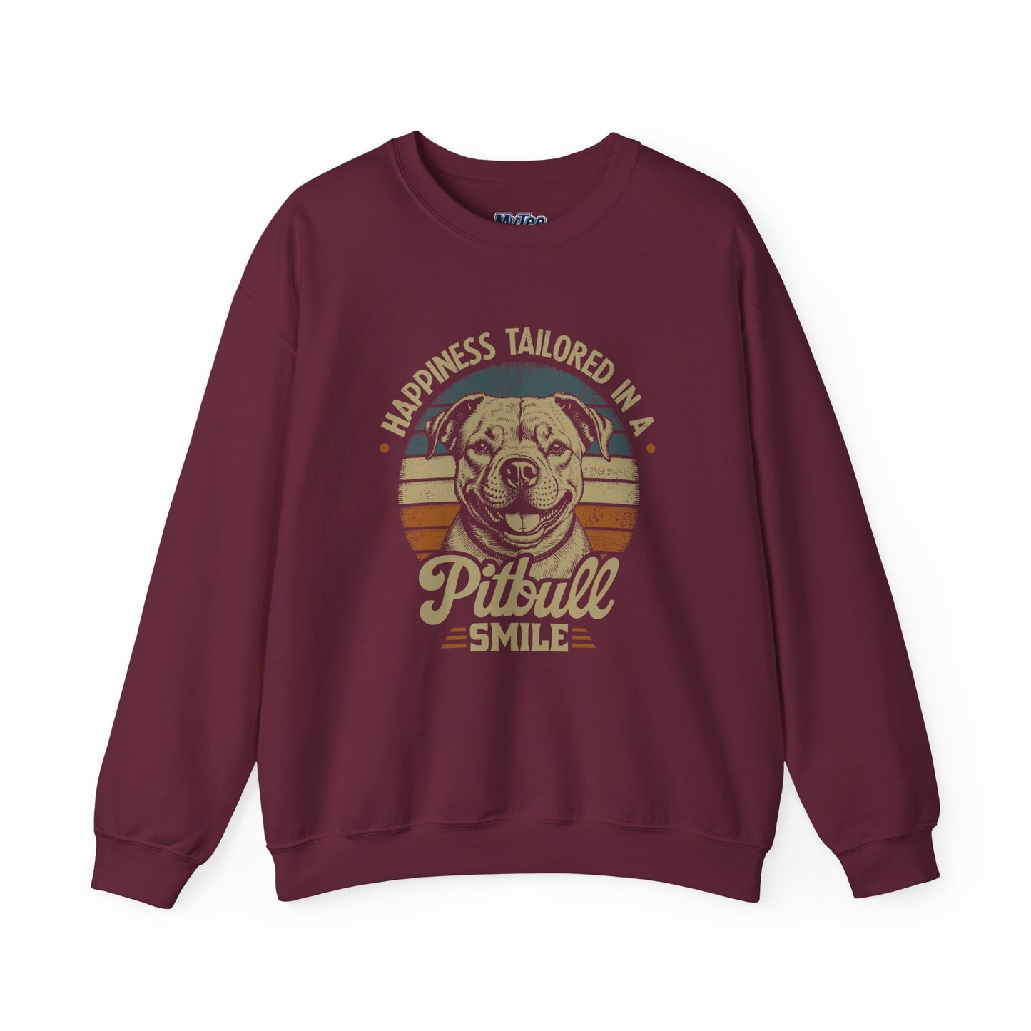 Happiness Tailored In A Pitbull Smile Unisex Sweatshirt