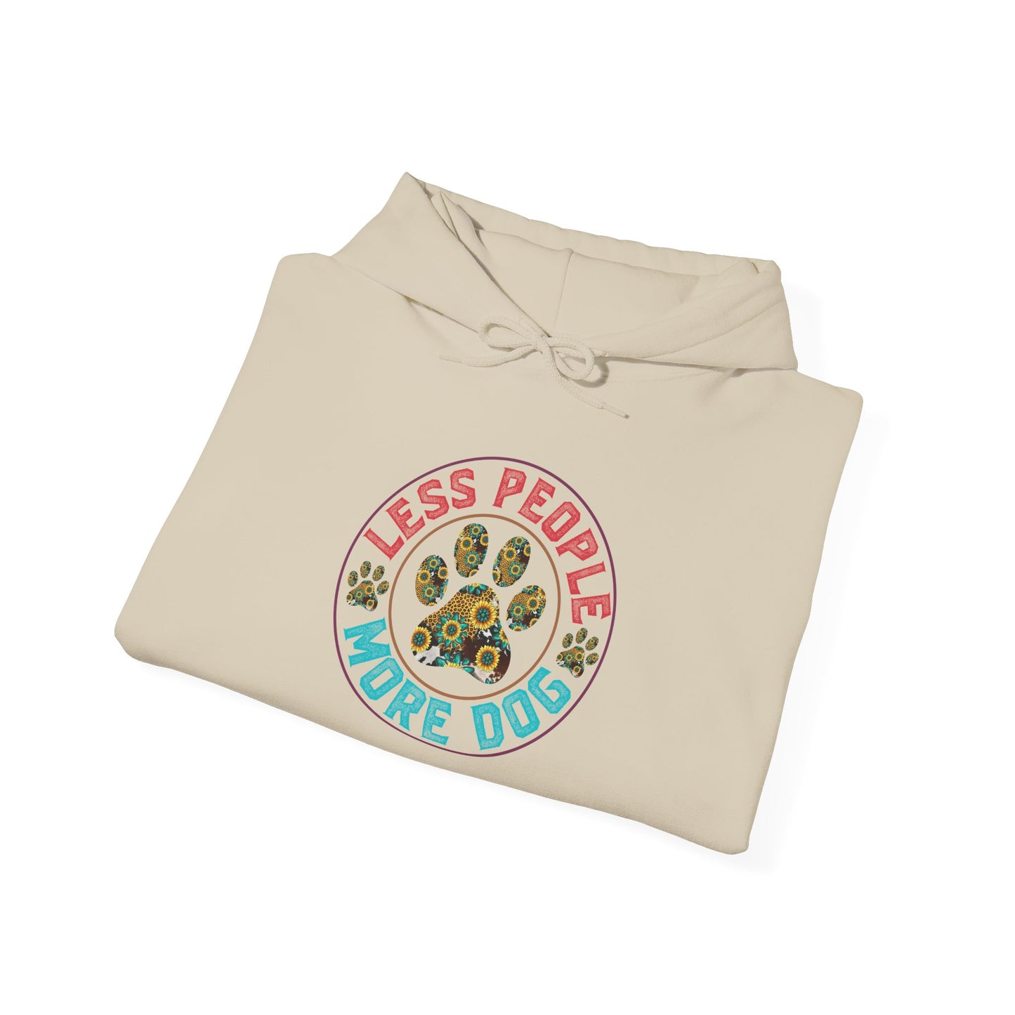 Less People More Dog Unisex Hoodie | Cozy Pet Lover Apparel