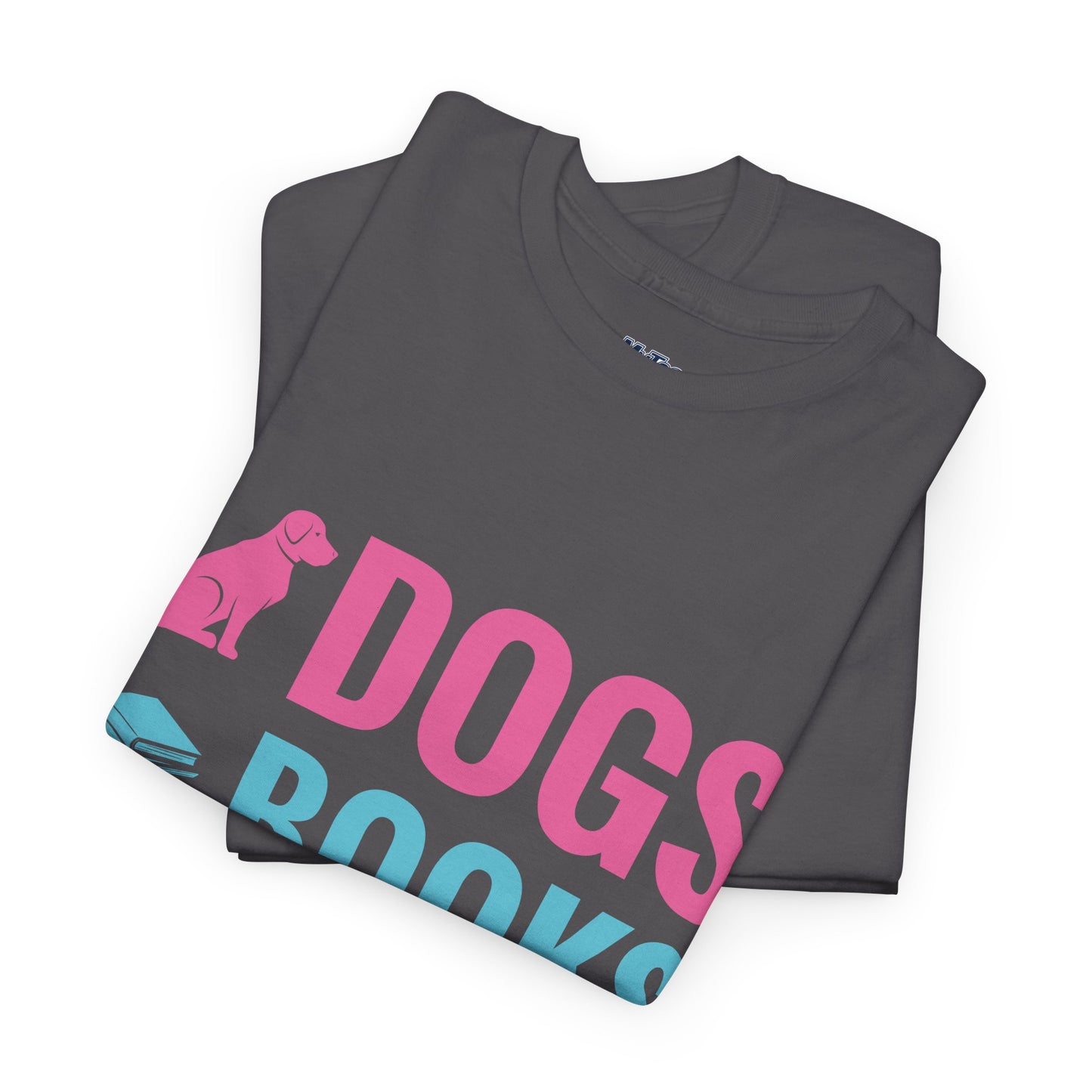 Dogs, Books, And Coffee Unisex Cotton T-Shirt | Dog Lover