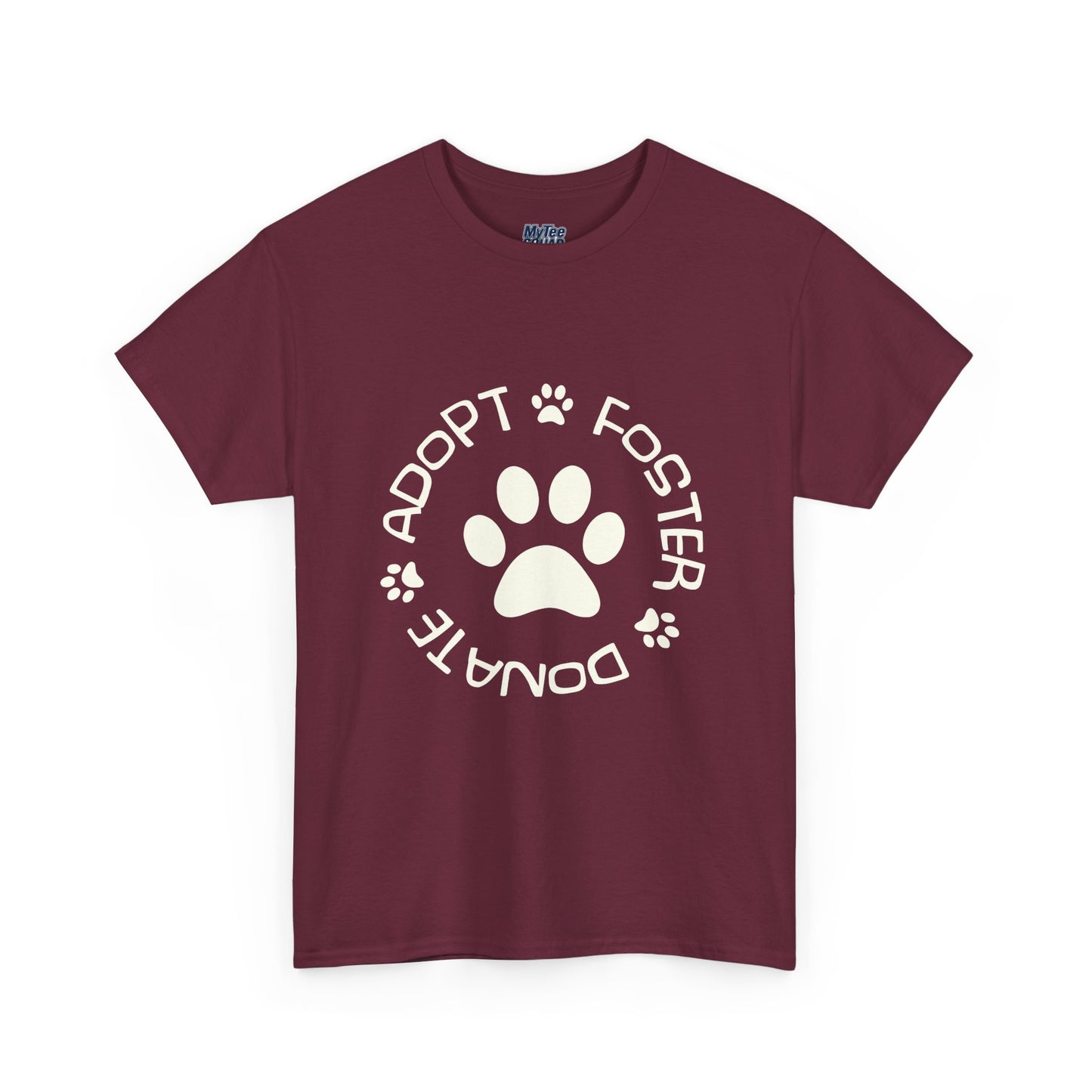 Adopt, Foster, Donate Unisex T-Shirt| Animal Rescue Support