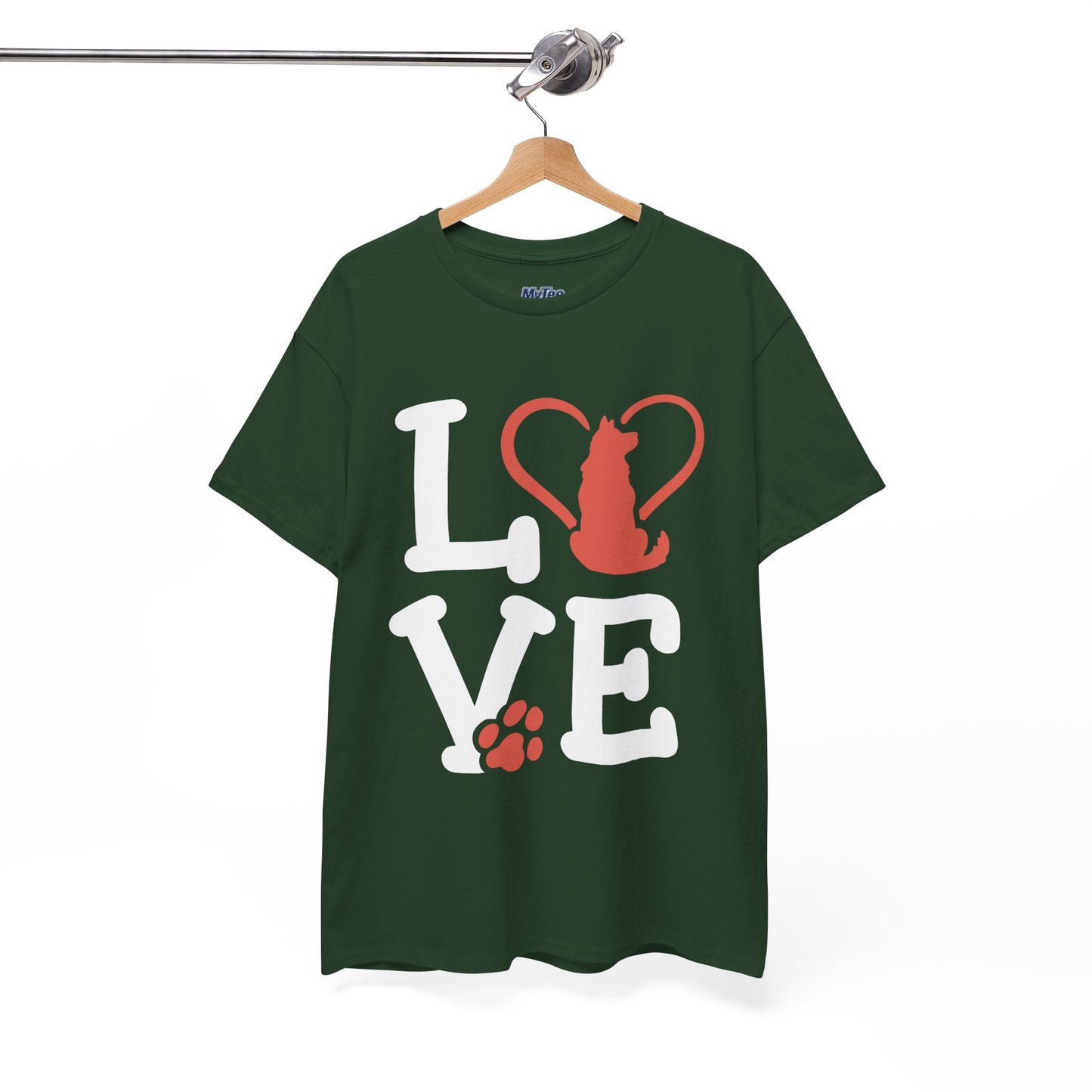 Love Dog Heart T-Shirt