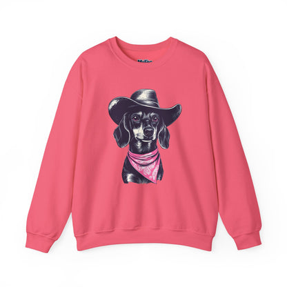 Dachshund Cowpoke Charm Sweatshirt – Soft Style With Attitude