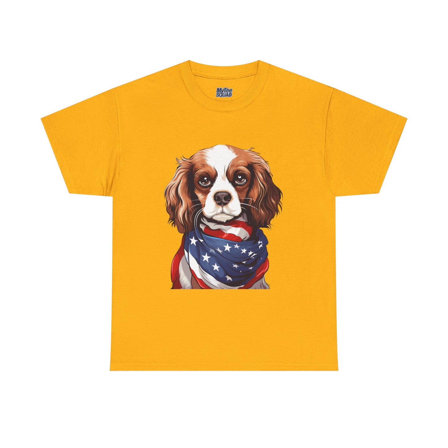 Patriotic Cavalier King Charles Spaniel Unisex T-Shirt