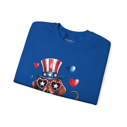 Patriotic Dachshund Dog Unisex Sweatshirt