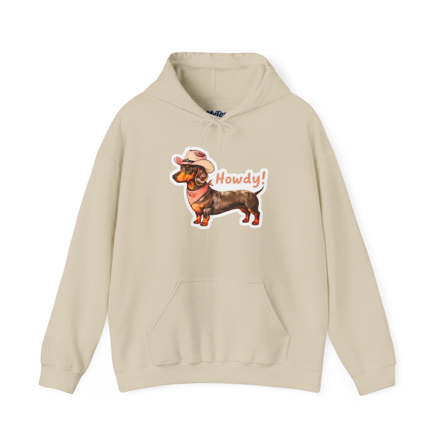 Dachshund Howdy Unisex Hoodie – For Proud Pup Parents With Western Soul