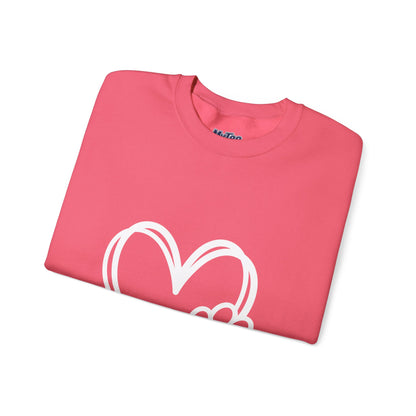 Paw Heart Unisex Sweatshirt – Subtle Dog Lover Style