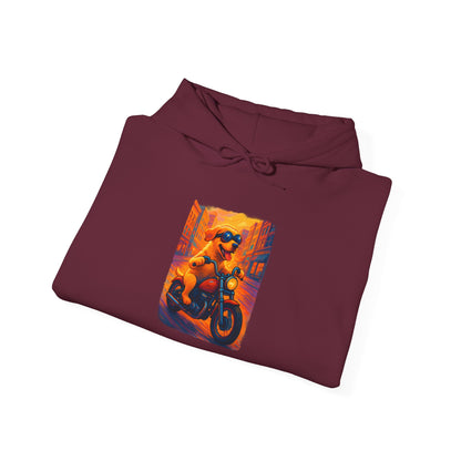 Labrador Urban Rider Hoodie – Edgy Dog Cozy Vibes