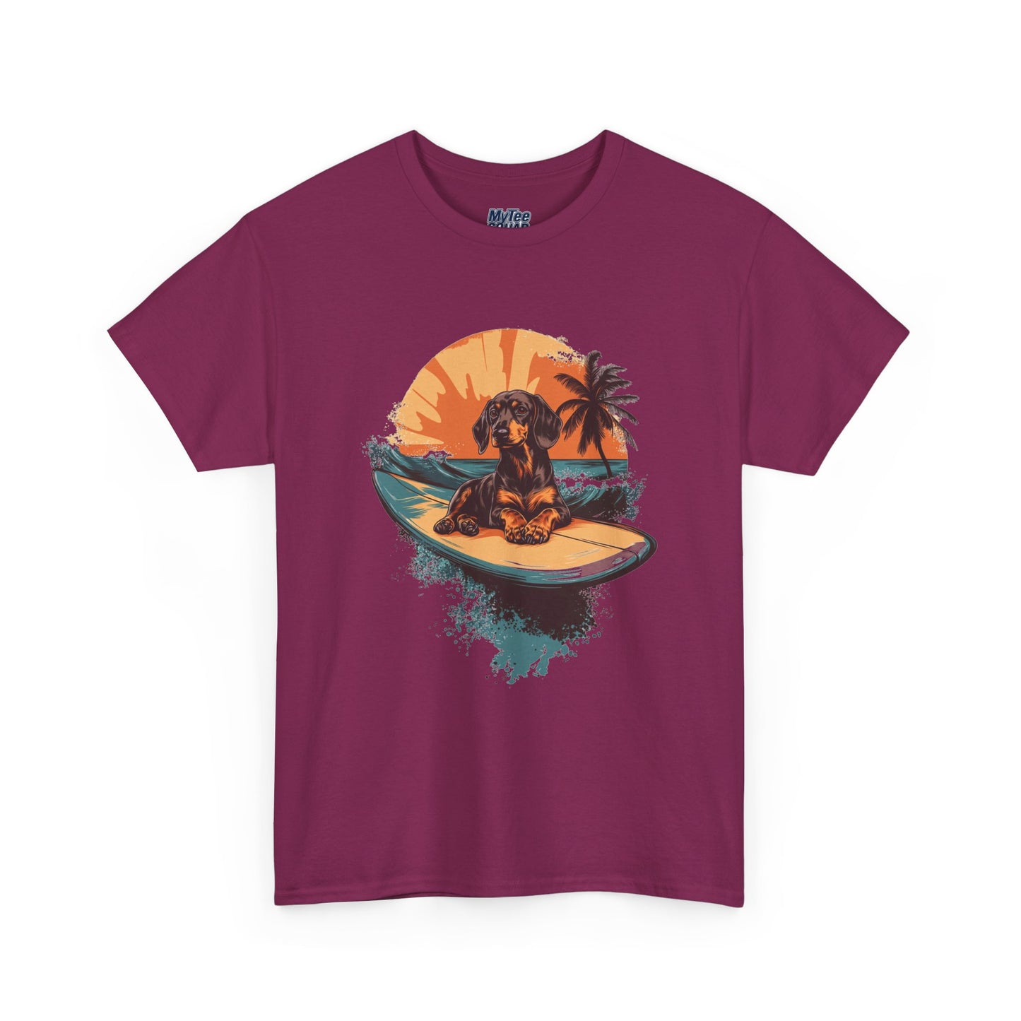 Dachshund Beach Vibes T-Shirt – Chill Summer Dog Style