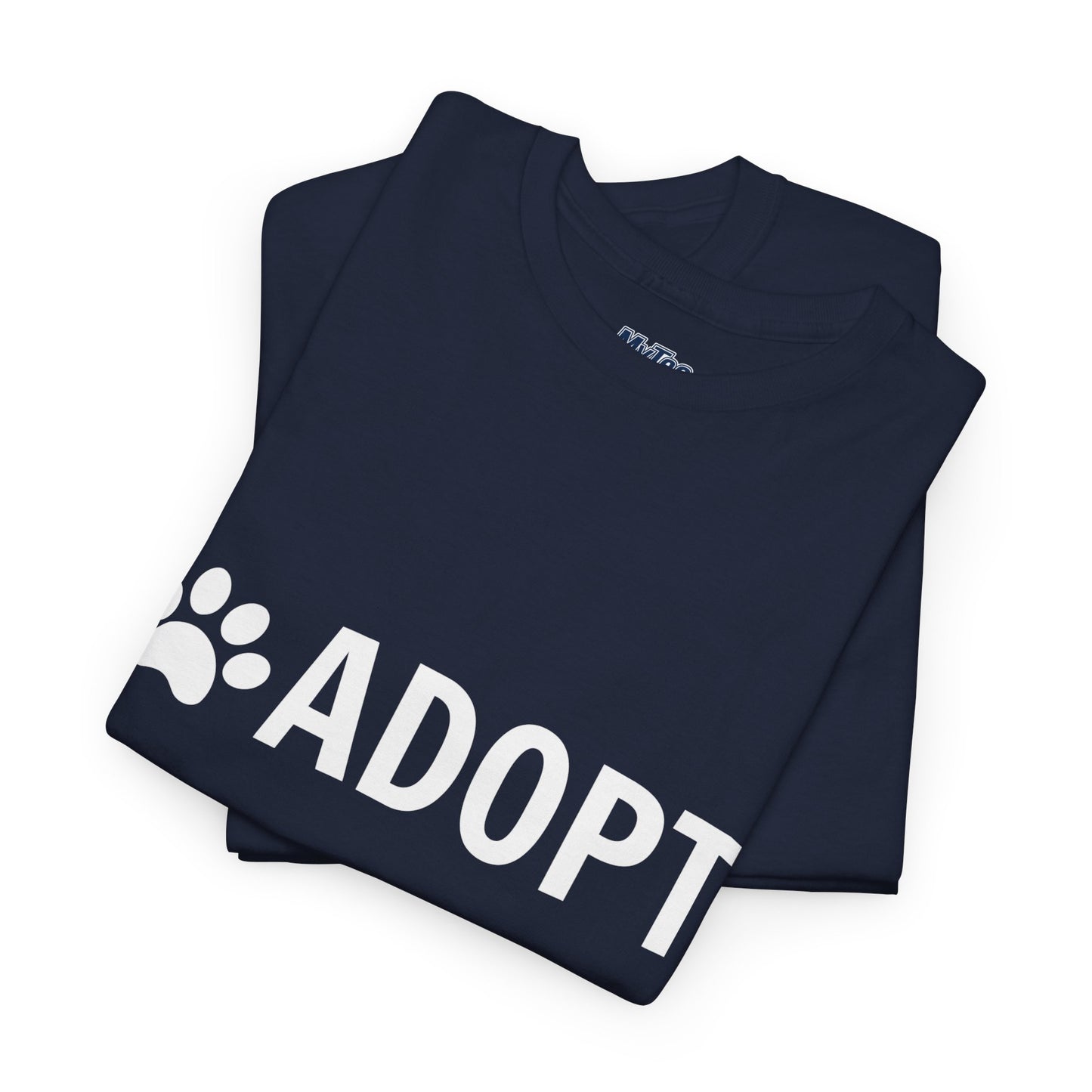 Adopt Unisex Heavy Cotton Tee | Perfect for Animal Lovers, Pet Adoption Events