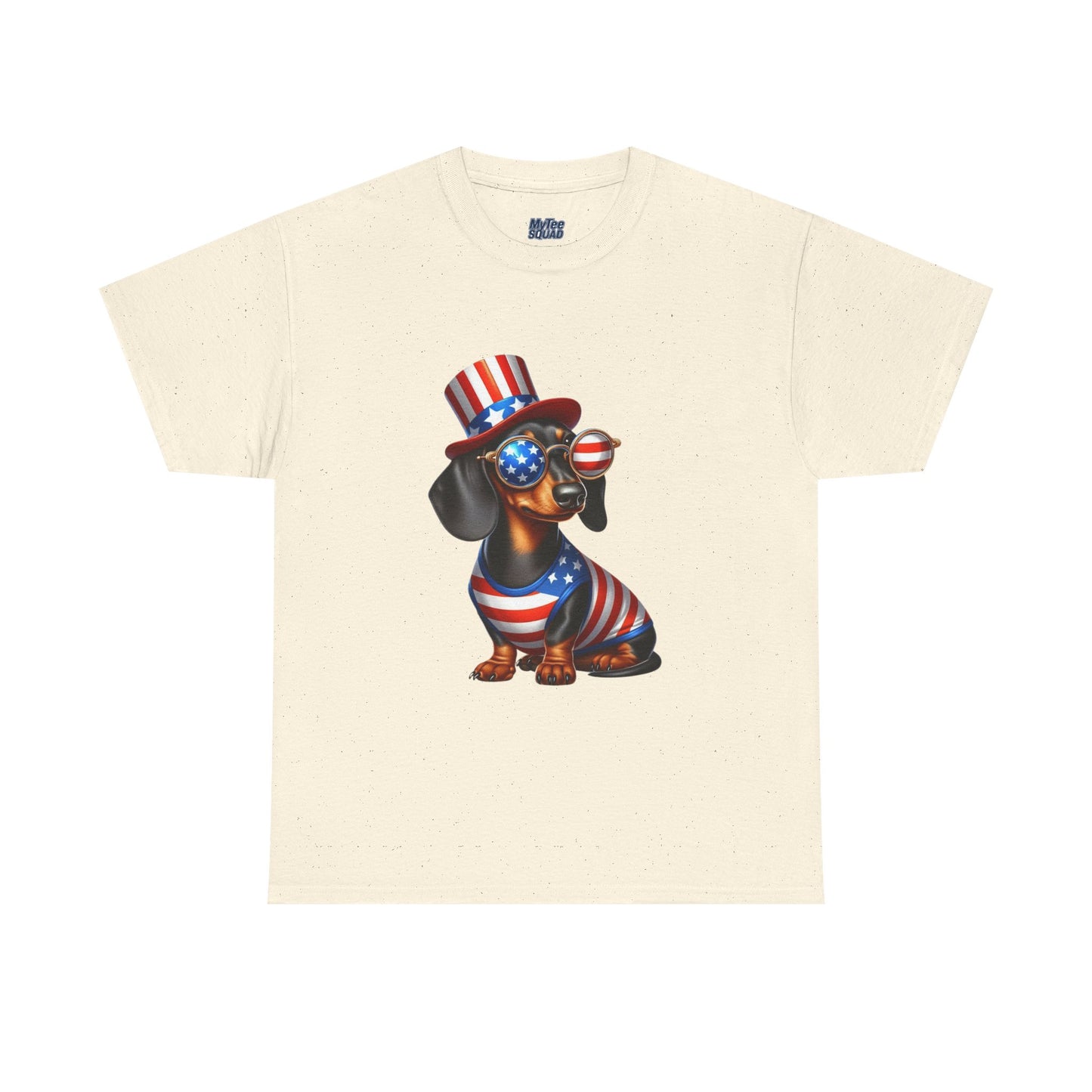Patriotic Dachshund 4th of July T-Shirt | Red, White & Woof Style