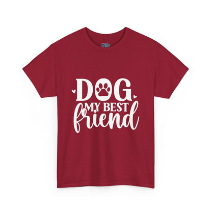 Dog My Best Friend Unisex Heavy Cotton T-Shirt | Pet Owner Apparel