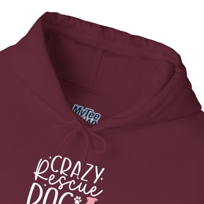Crazy Rescue Dog Lady Hoodie - Perfect For Dog Mom
