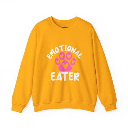 Emotional Eater Sweatshirt – Heart, Paws & Snacks
