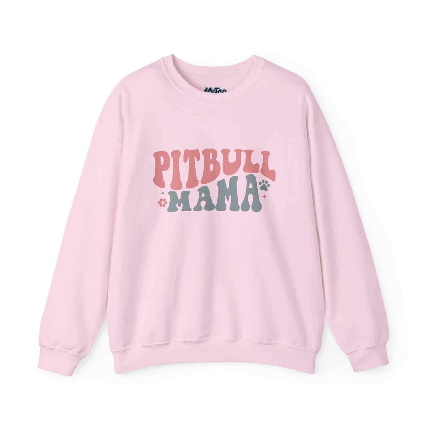 Pitbull Mama Crewneck Sweatshirt | Perfect Gift for Dog Mom