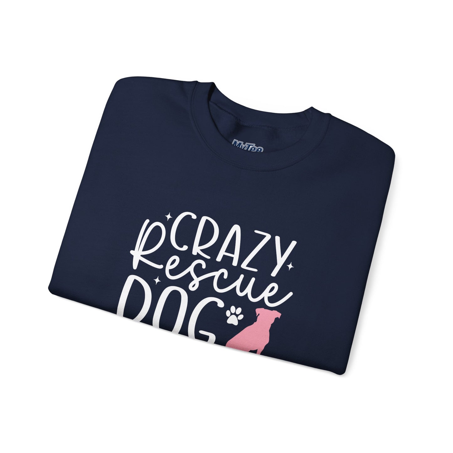 Crazy Rescue Dog Lady Sweatshirt | Dog Mom Crewneck
