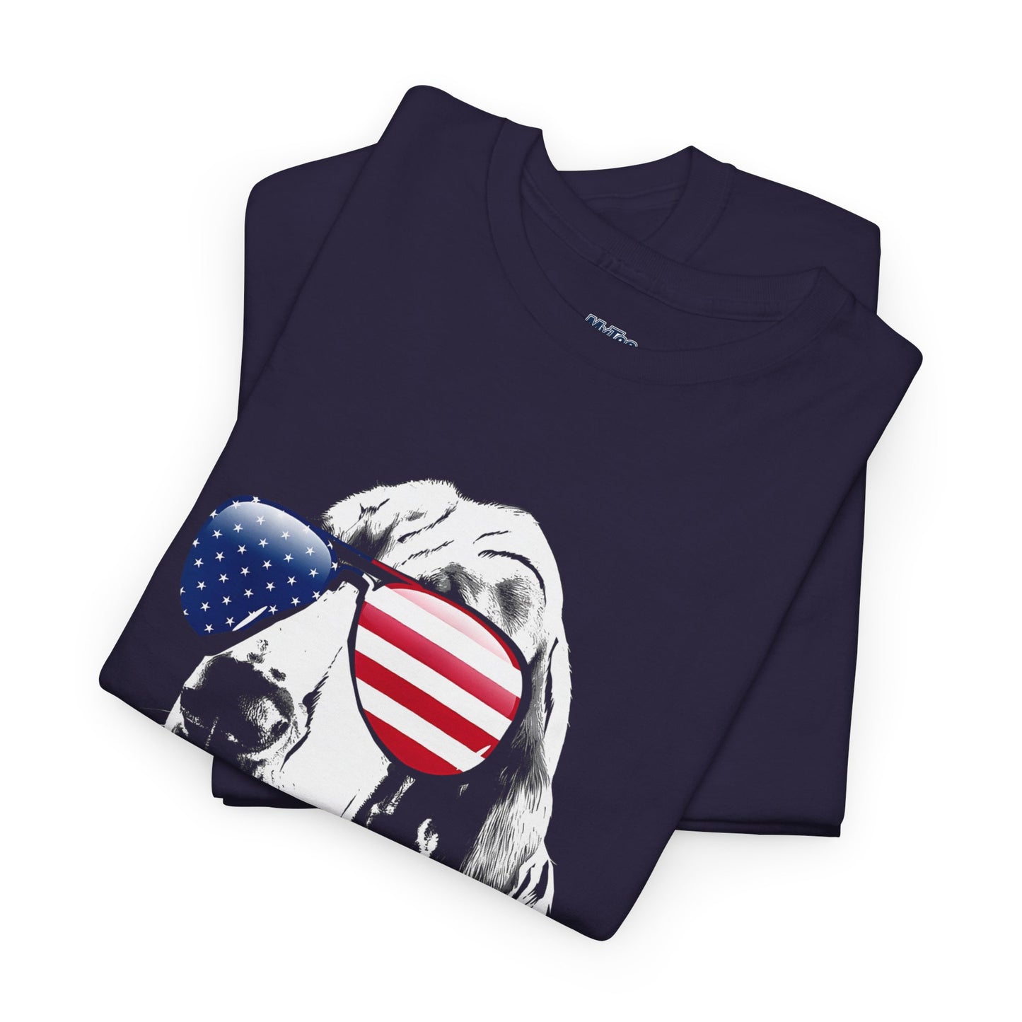 Patriotic Basset Hound With Sunglasses Unisex T-Shirt