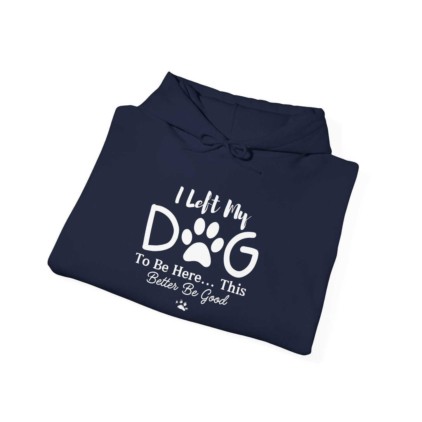 I Left My Dog To Be Here, This Better Be Good Dog Lover Hoodie
