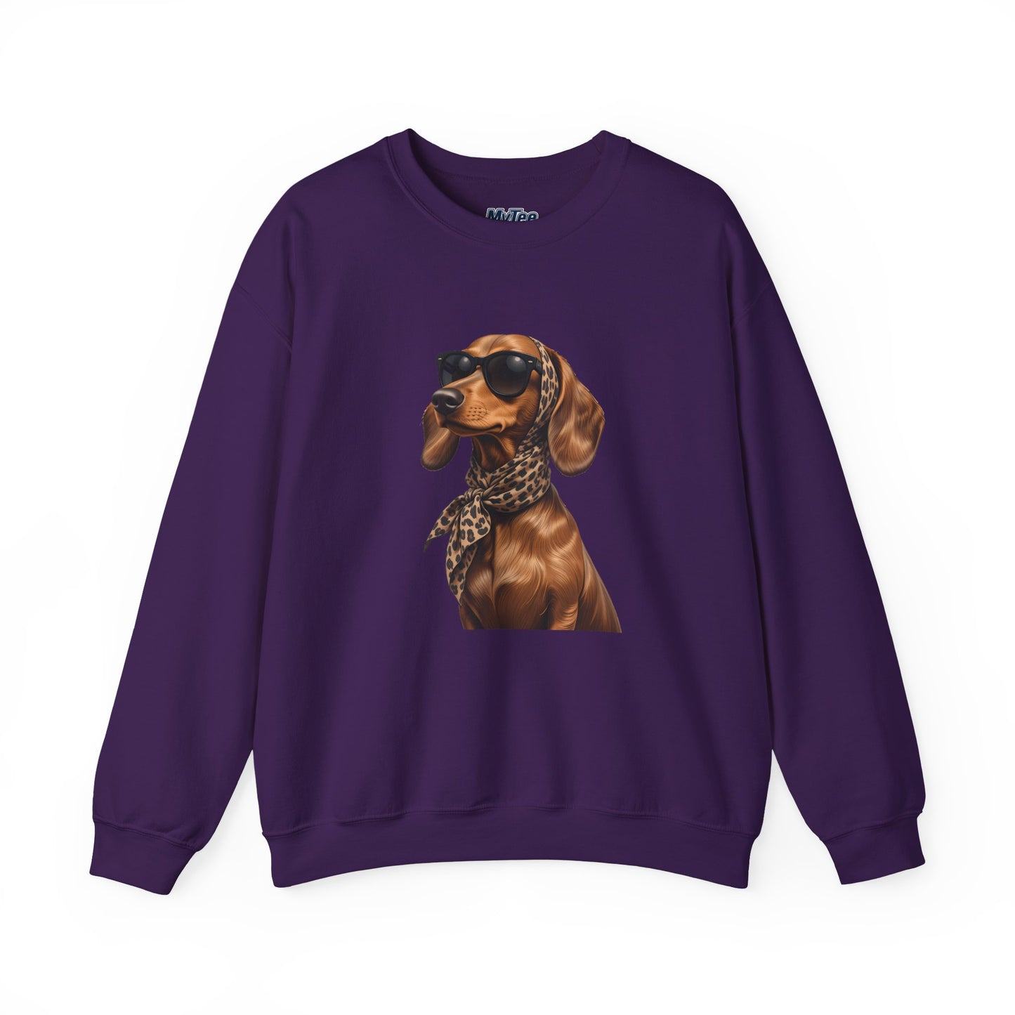 Chic Dachshund Dog Lover Unisex Sweatshirt | Crewneck Pullover For Pet Lovers
