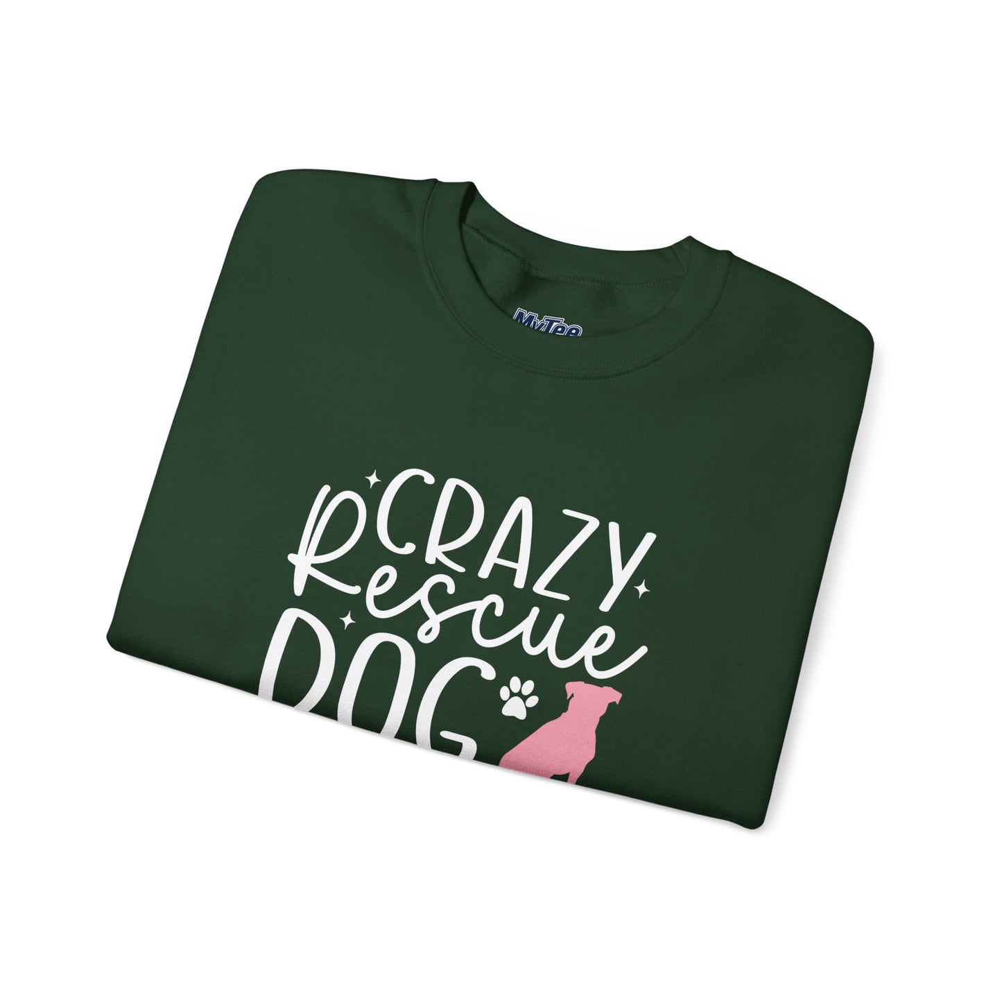 Crazy Rescue Dog Lady Sweatshirt | Dog Mom Crewneck