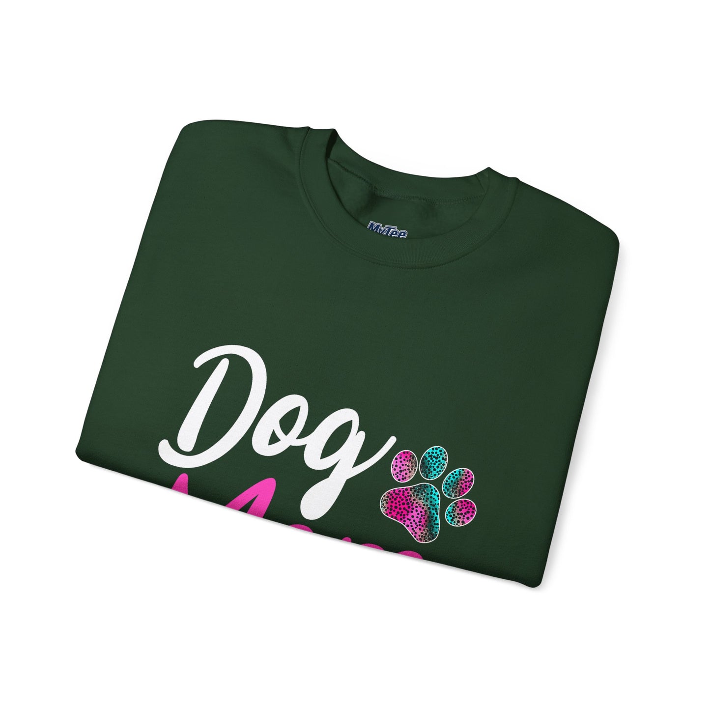 Snug Life: Dog Mom Edition – Graphic Crewneck Sweatshirt