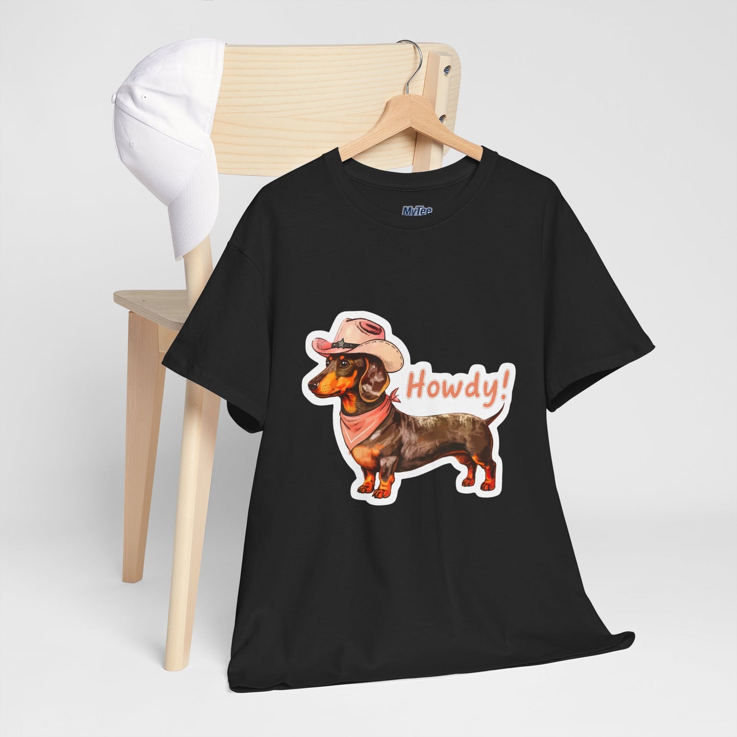 Dachshund Howdy Unisex T-Shirt – Southern Charm For Pup Fans