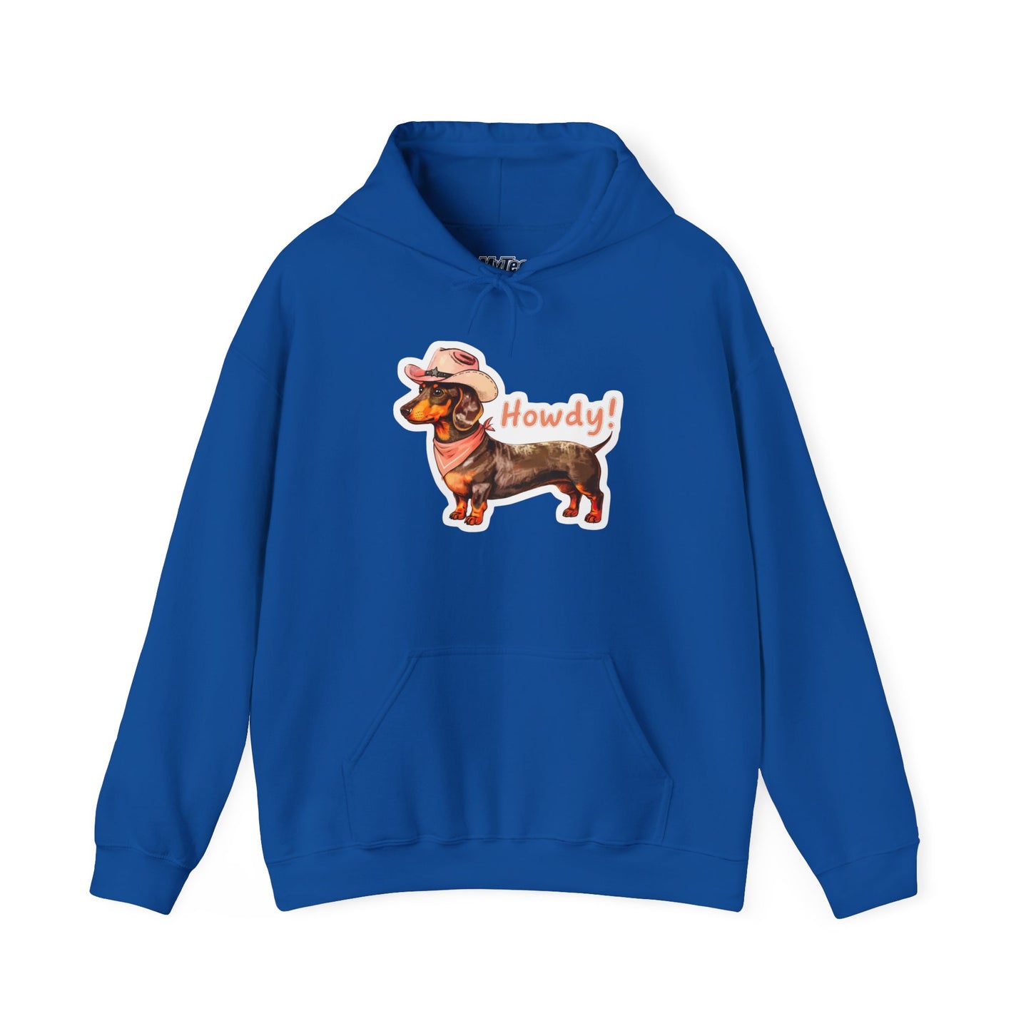 Dachshund Howdy Unisex Hoodie – For Proud Pup Parents With Western Soul