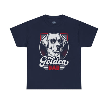 Golden Dad, Golden Retriever T-Shirt | Best For Dog Dad