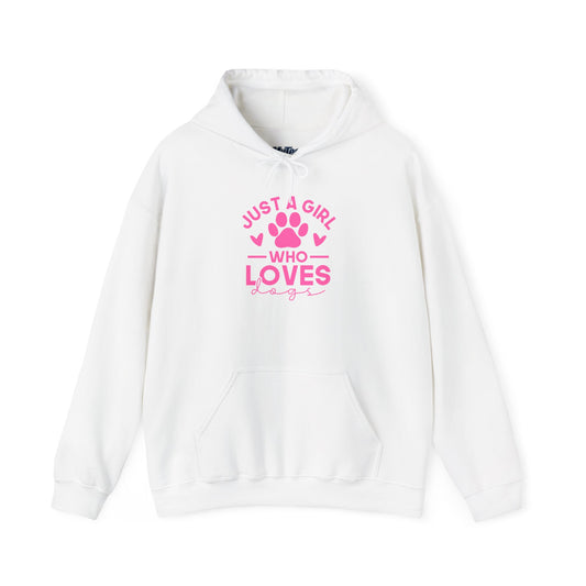 Just A Girl Who Loves Dogs Hoodie | Gift for Dog Mom